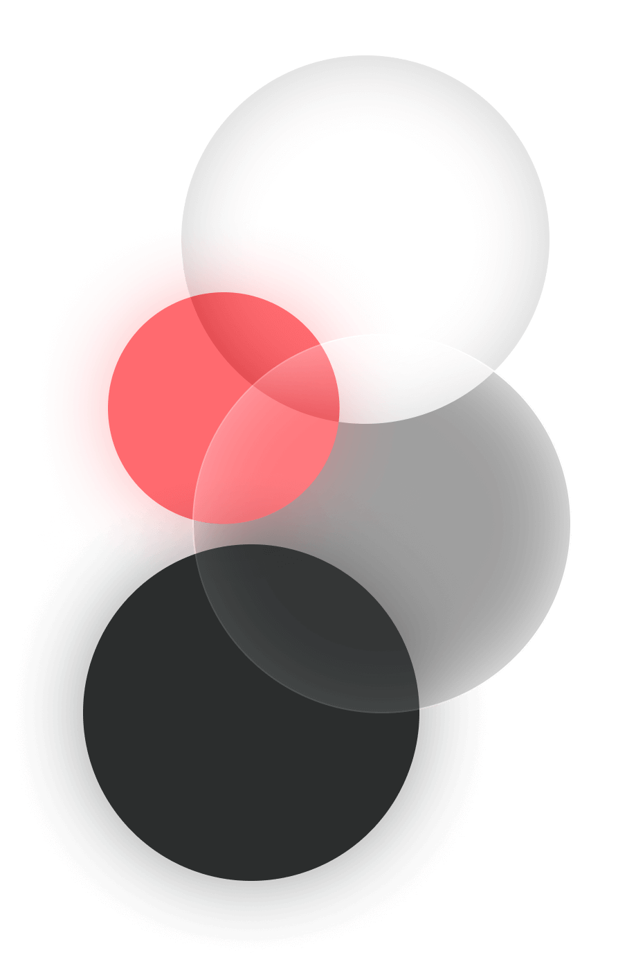 A graphic of colorful circles